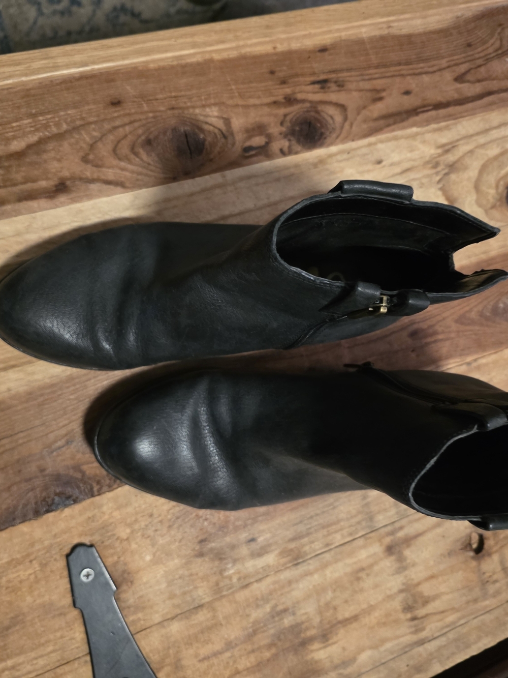 Sam Edelman Black Ankle Booties Size 8